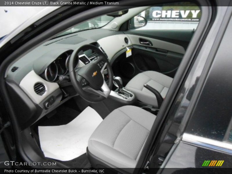 Black Granite Metallic / Medium Titanium 2014 Chevrolet Cruze LT