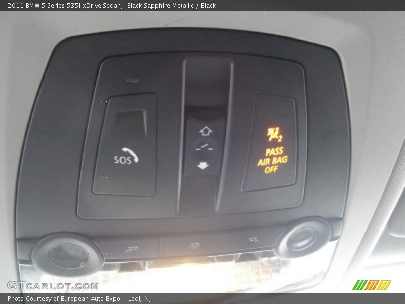 Black Sapphire Metallic / Black 2011 BMW 5 Series 535i xDrive Sedan