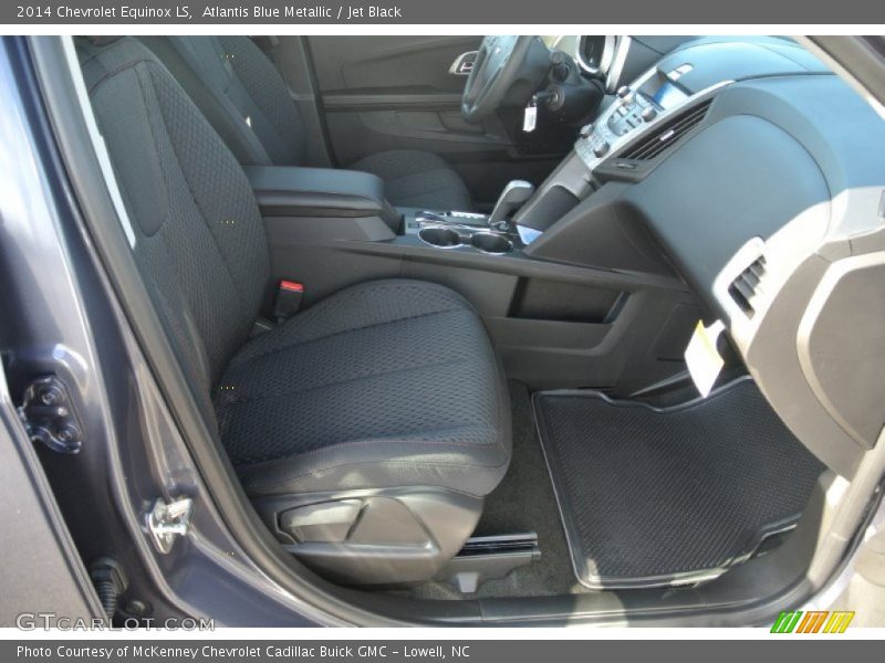 Atlantis Blue Metallic / Jet Black 2014 Chevrolet Equinox LS