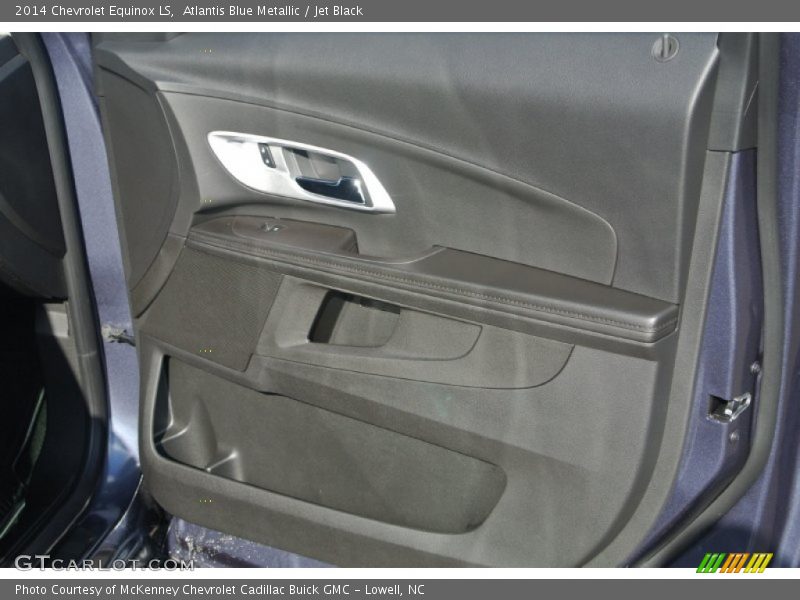 Atlantis Blue Metallic / Jet Black 2014 Chevrolet Equinox LS