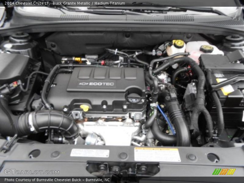 Black Granite Metallic / Medium Titanium 2014 Chevrolet Cruze LT