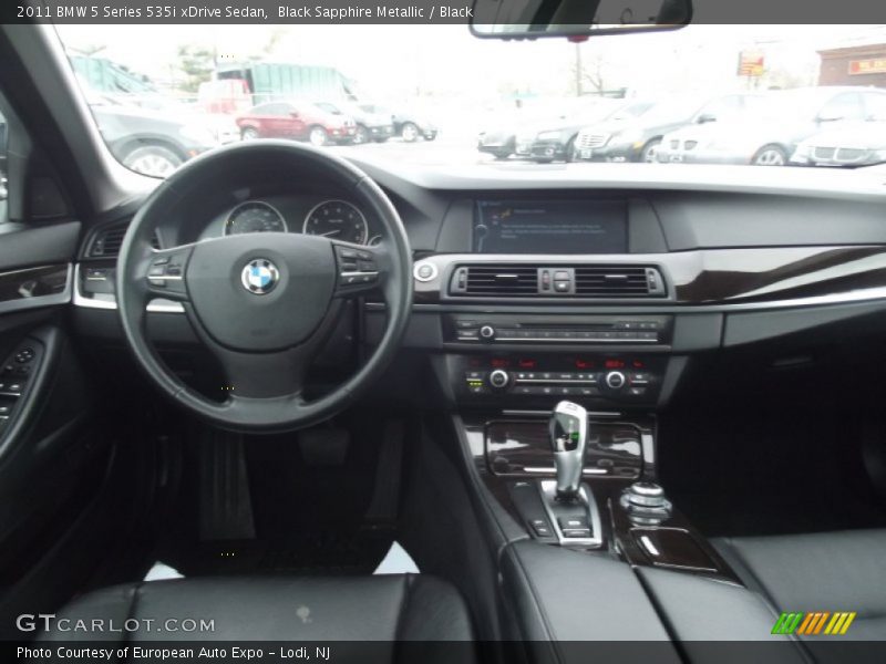 Black Sapphire Metallic / Black 2011 BMW 5 Series 535i xDrive Sedan