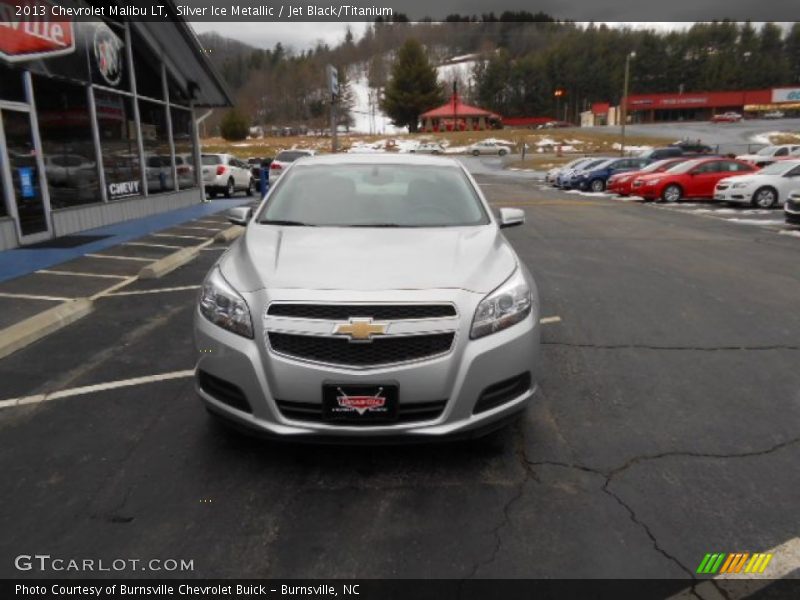 Silver Ice Metallic / Jet Black/Titanium 2013 Chevrolet Malibu LT