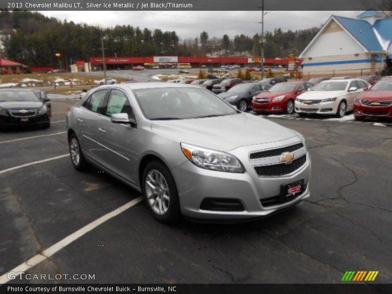 Silver Ice Metallic / Jet Black/Titanium 2013 Chevrolet Malibu LT