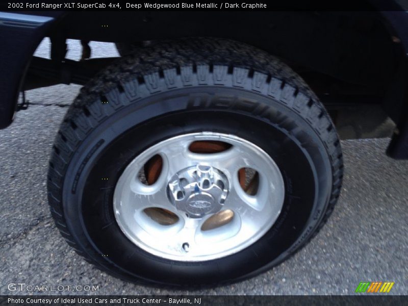 Deep Wedgewood Blue Metallic / Dark Graphite 2002 Ford Ranger XLT SuperCab 4x4