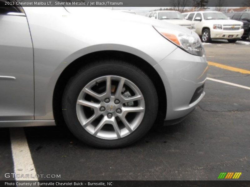 Silver Ice Metallic / Jet Black/Titanium 2013 Chevrolet Malibu LT
