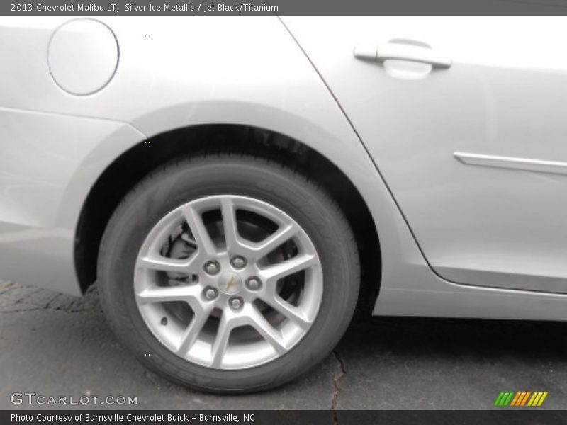 Silver Ice Metallic / Jet Black/Titanium 2013 Chevrolet Malibu LT