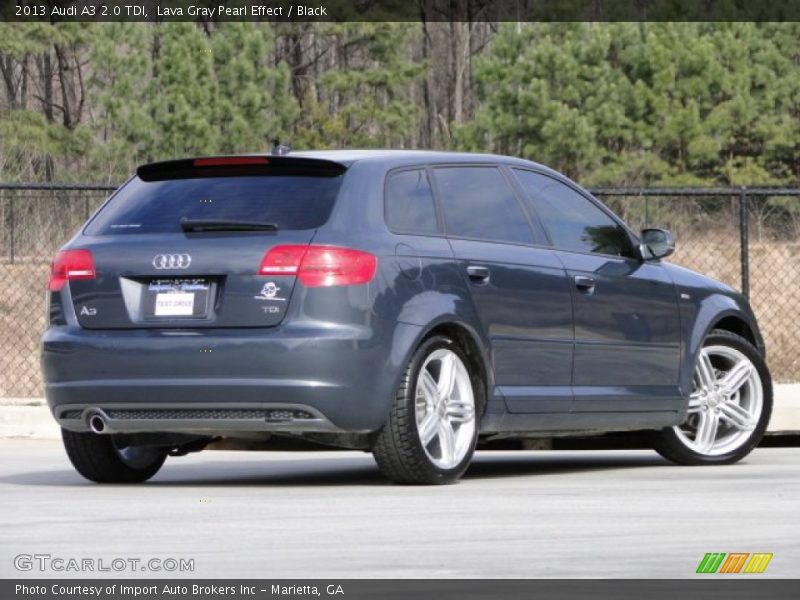 Lava Gray Pearl Effect / Black 2013 Audi A3 2.0 TDI