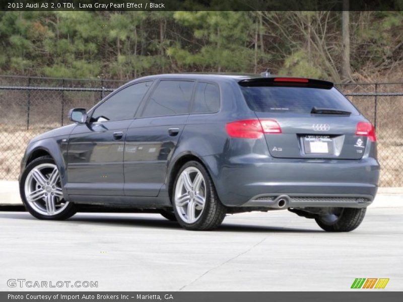 Lava Gray Pearl Effect / Black 2013 Audi A3 2.0 TDI