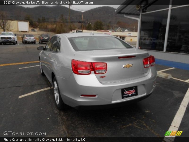 Silver Ice Metallic / Jet Black/Titanium 2013 Chevrolet Malibu LT