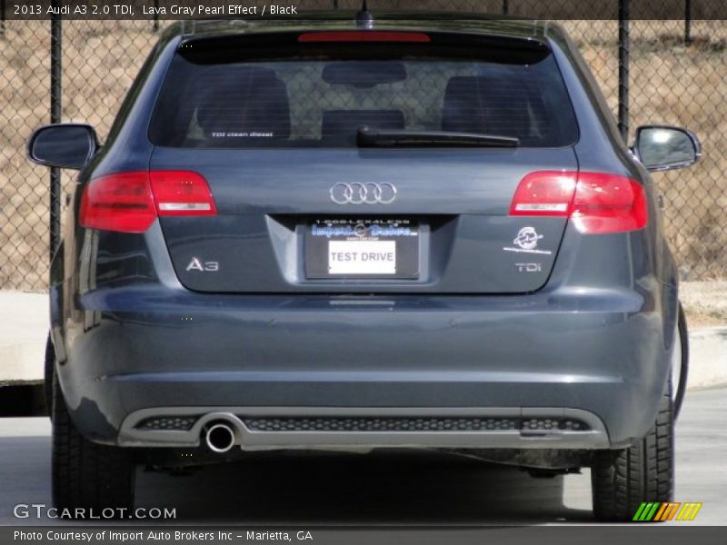 Lava Gray Pearl Effect / Black 2013 Audi A3 2.0 TDI