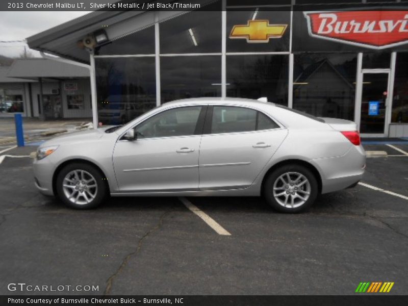 Silver Ice Metallic / Jet Black/Titanium 2013 Chevrolet Malibu LT
