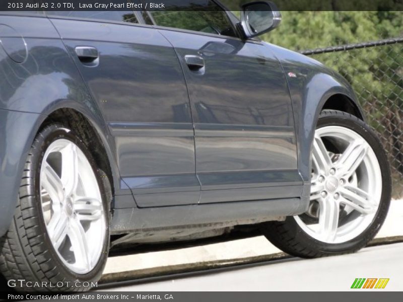 Lava Gray Pearl Effect / Black 2013 Audi A3 2.0 TDI