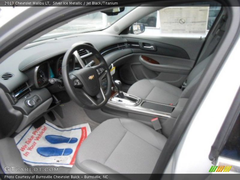 Silver Ice Metallic / Jet Black/Titanium 2013 Chevrolet Malibu LT