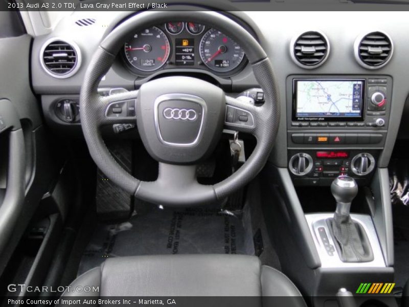 Lava Gray Pearl Effect / Black 2013 Audi A3 2.0 TDI