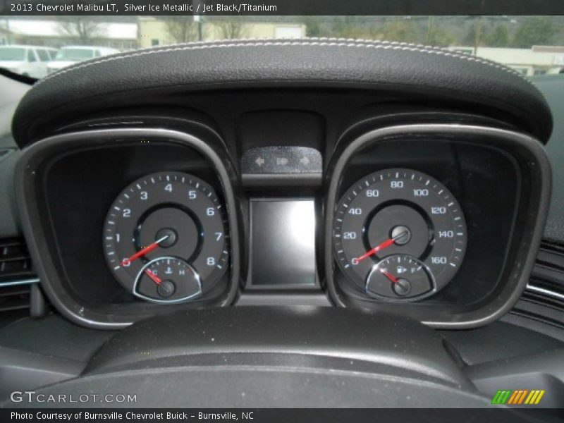 Silver Ice Metallic / Jet Black/Titanium 2013 Chevrolet Malibu LT