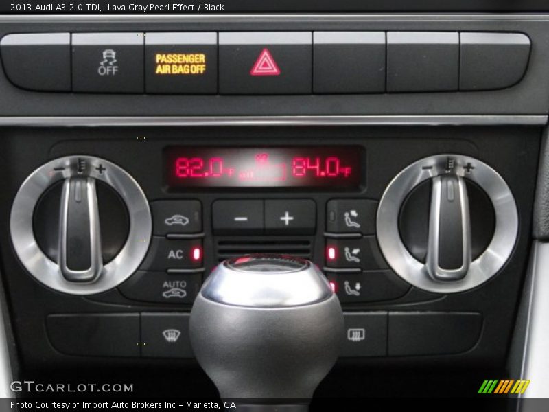 Lava Gray Pearl Effect / Black 2013 Audi A3 2.0 TDI