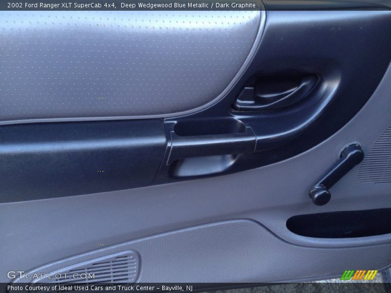 Deep Wedgewood Blue Metallic / Dark Graphite 2002 Ford Ranger XLT SuperCab 4x4