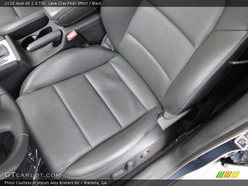 Lava Gray Pearl Effect / Black 2013 Audi A3 2.0 TDI