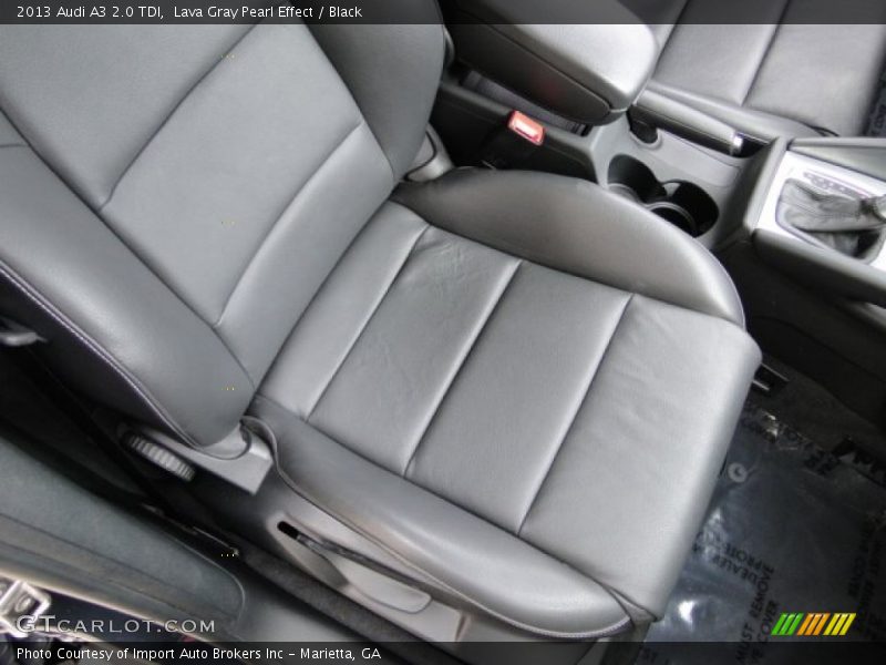 Lava Gray Pearl Effect / Black 2013 Audi A3 2.0 TDI