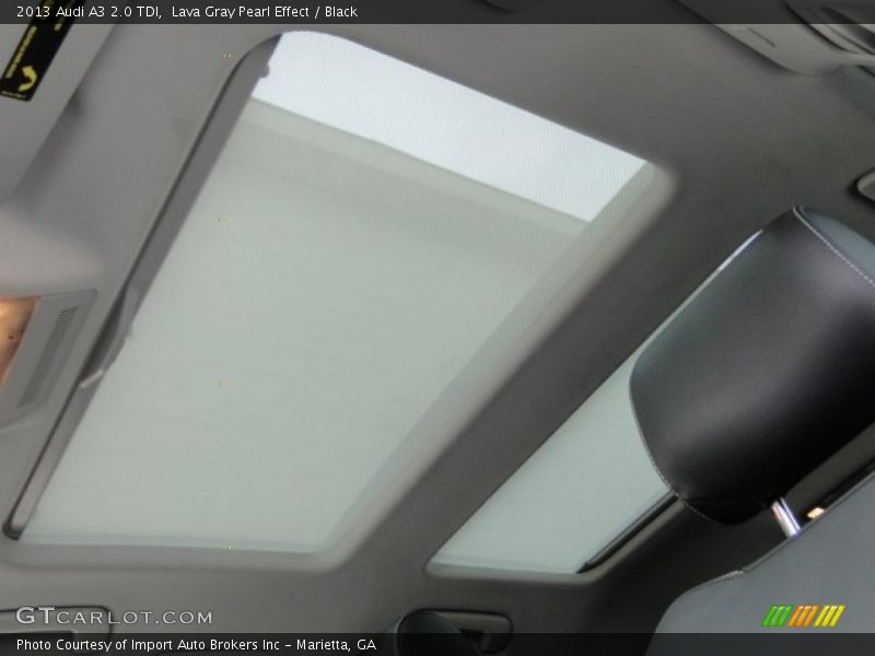Lava Gray Pearl Effect / Black 2013 Audi A3 2.0 TDI