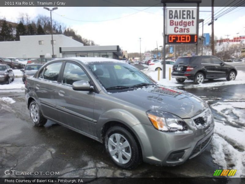 Titanium / Gray 2011 Kia Rio LX