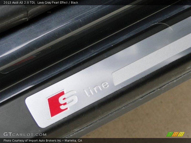 Lava Gray Pearl Effect / Black 2013 Audi A3 2.0 TDI