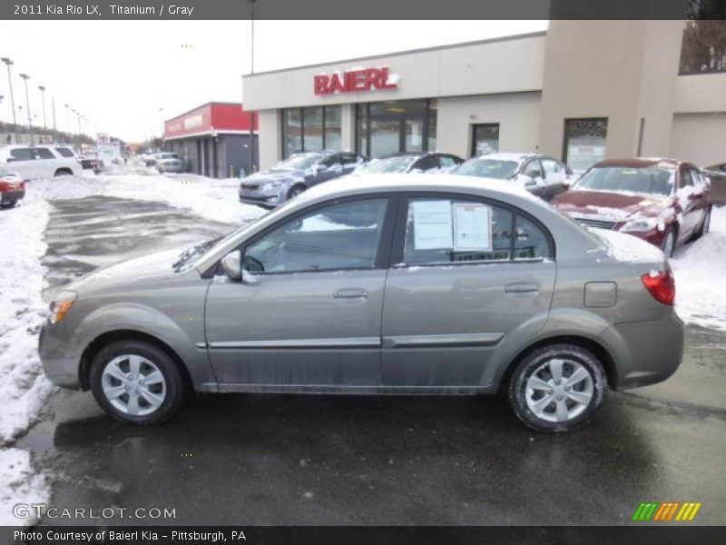 Titanium / Gray 2011 Kia Rio LX
