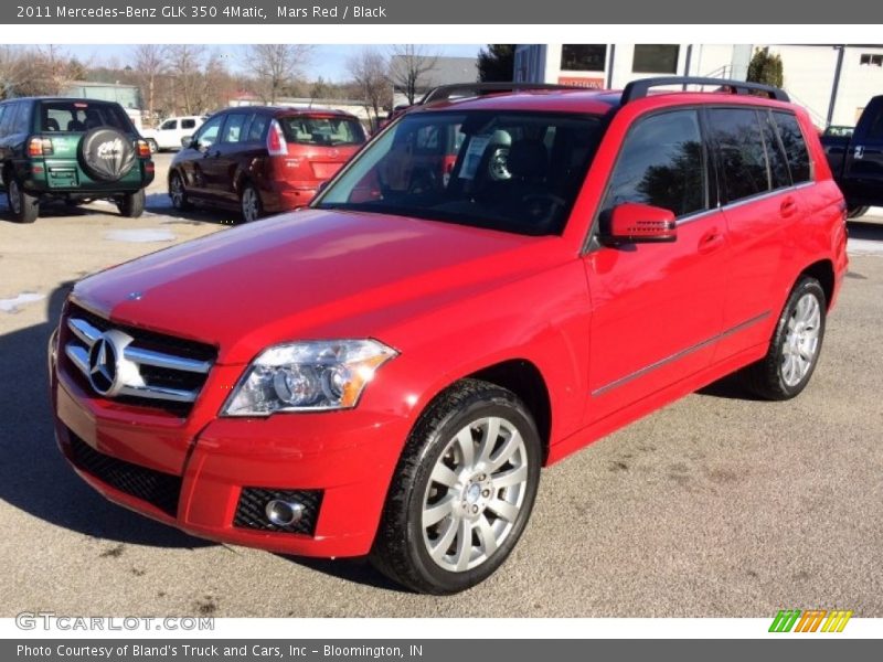 Mars Red / Black 2011 Mercedes-Benz GLK 350 4Matic