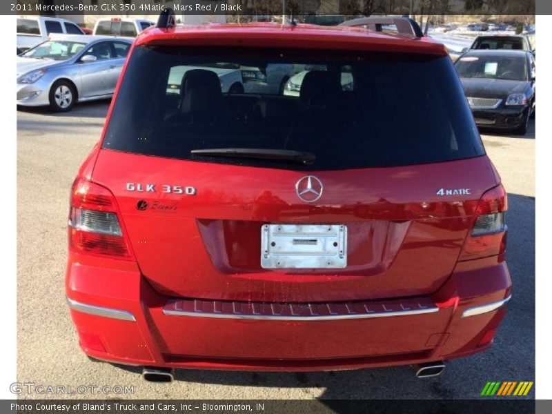Mars Red / Black 2011 Mercedes-Benz GLK 350 4Matic