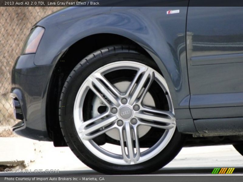 Lava Gray Pearl Effect / Black 2013 Audi A3 2.0 TDI