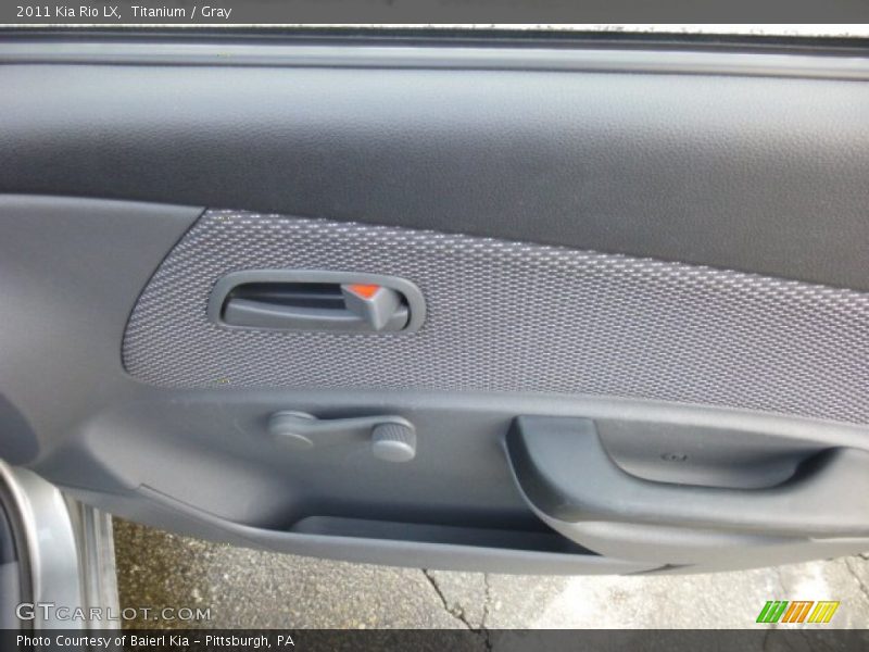 Titanium / Gray 2011 Kia Rio LX