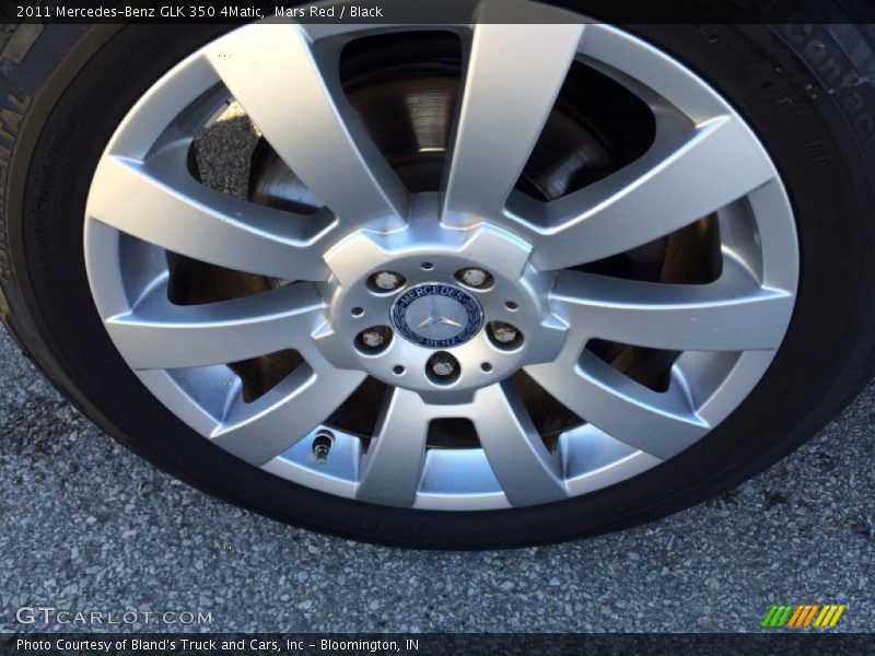Mars Red / Black 2011 Mercedes-Benz GLK 350 4Matic