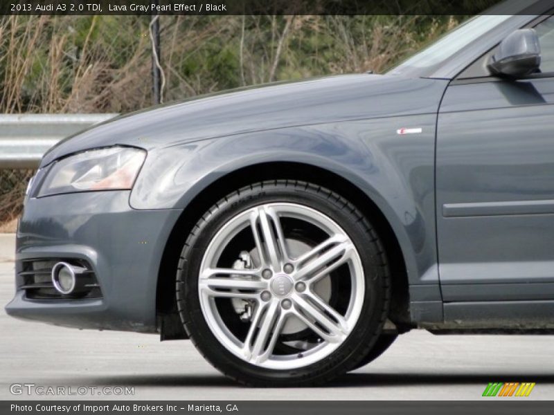 Lava Gray Pearl Effect / Black 2013 Audi A3 2.0 TDI