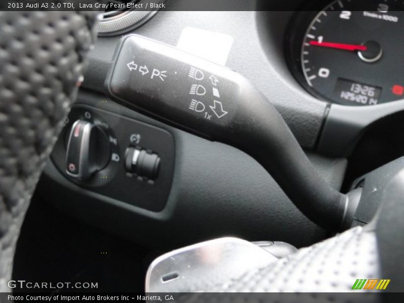 Lava Gray Pearl Effect / Black 2013 Audi A3 2.0 TDI