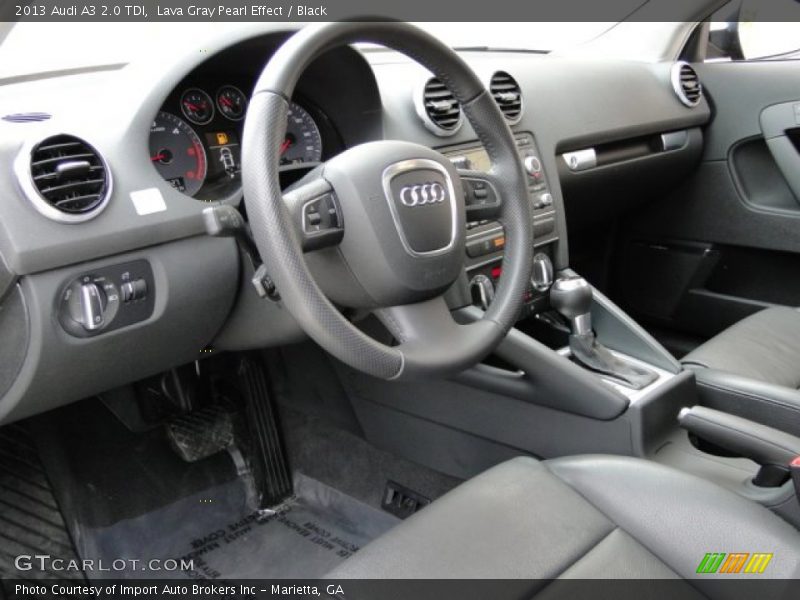 Lava Gray Pearl Effect / Black 2013 Audi A3 2.0 TDI