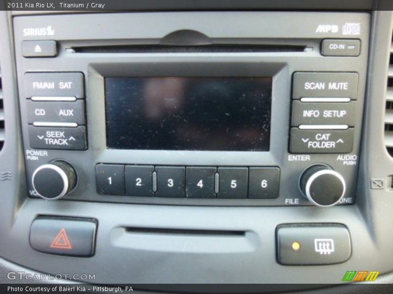 Titanium / Gray 2011 Kia Rio LX