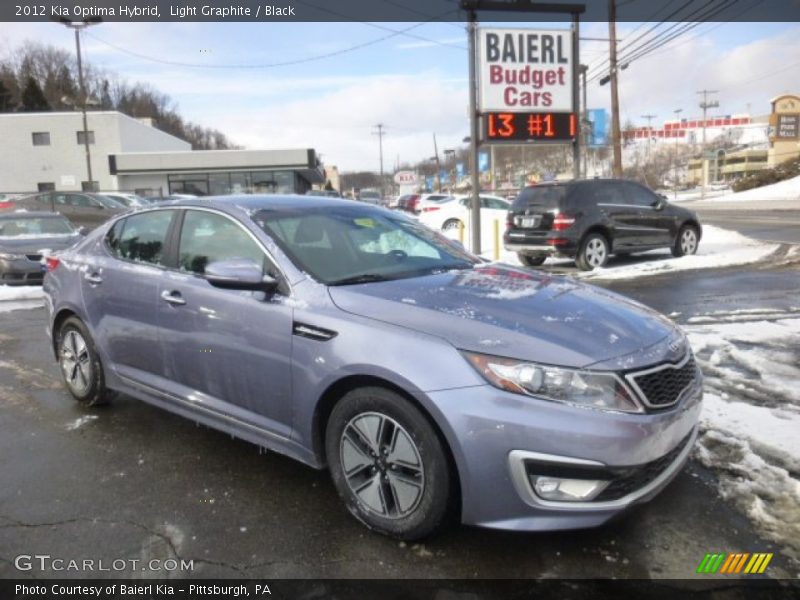 Light Graphite / Black 2012 Kia Optima Hybrid