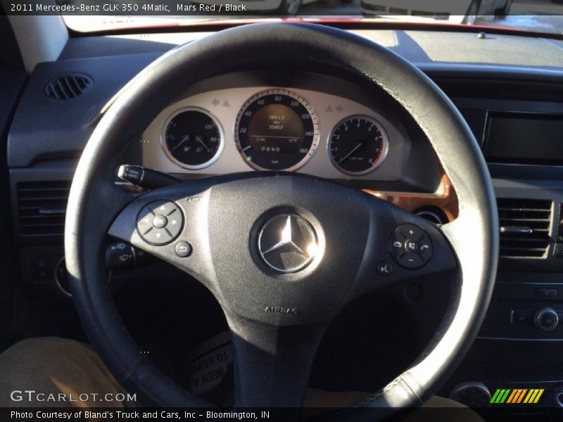 Mars Red / Black 2011 Mercedes-Benz GLK 350 4Matic