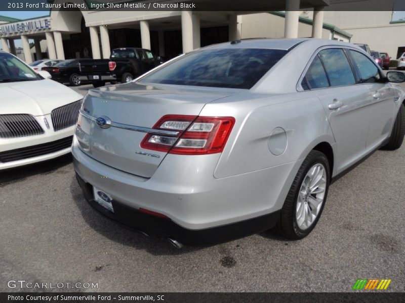 Ingot Silver Metallic / Charcoal Black 2013 Ford Taurus Limited