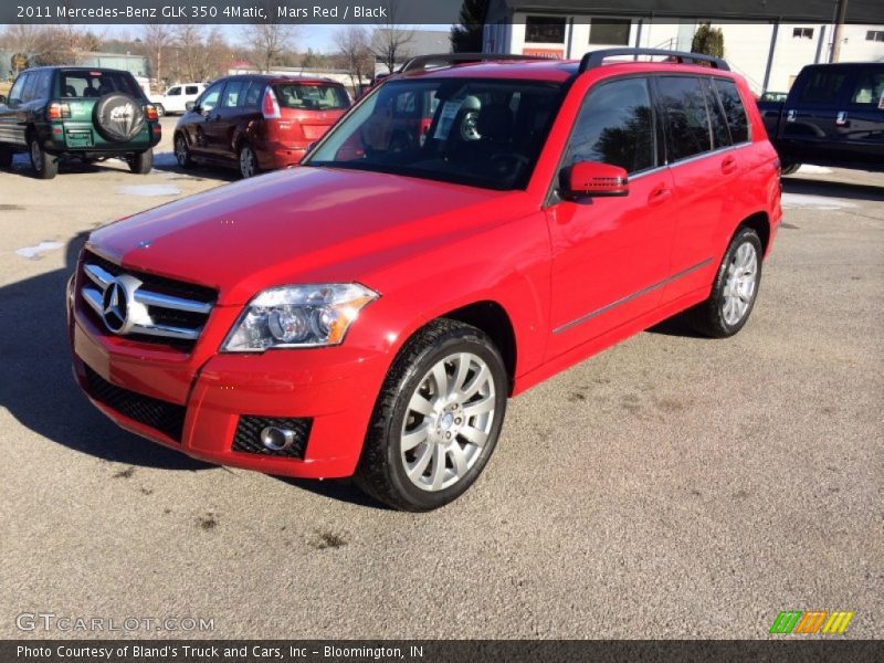 Mars Red / Black 2011 Mercedes-Benz GLK 350 4Matic