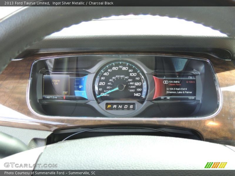 Ingot Silver Metallic / Charcoal Black 2013 Ford Taurus Limited