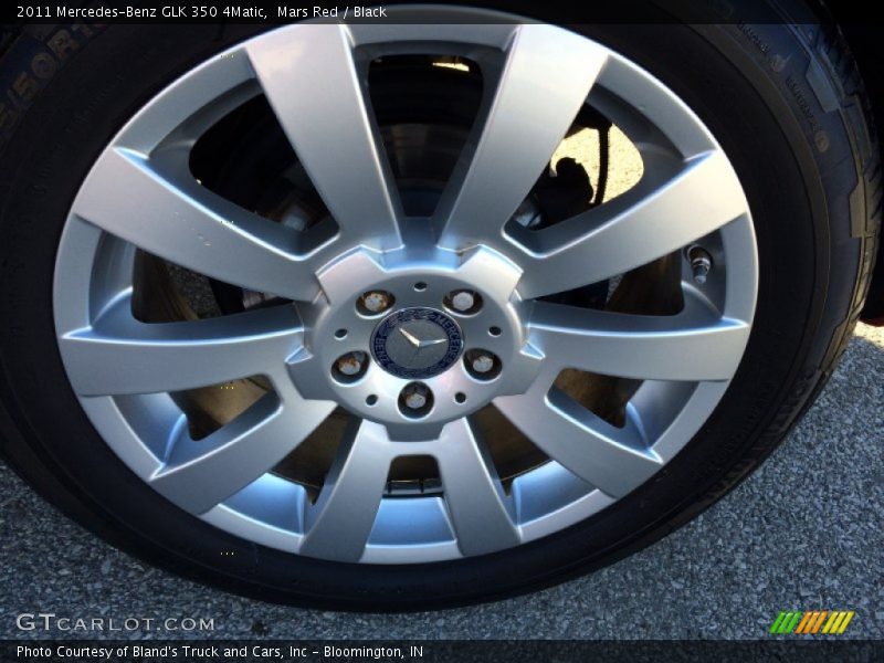 Mars Red / Black 2011 Mercedes-Benz GLK 350 4Matic