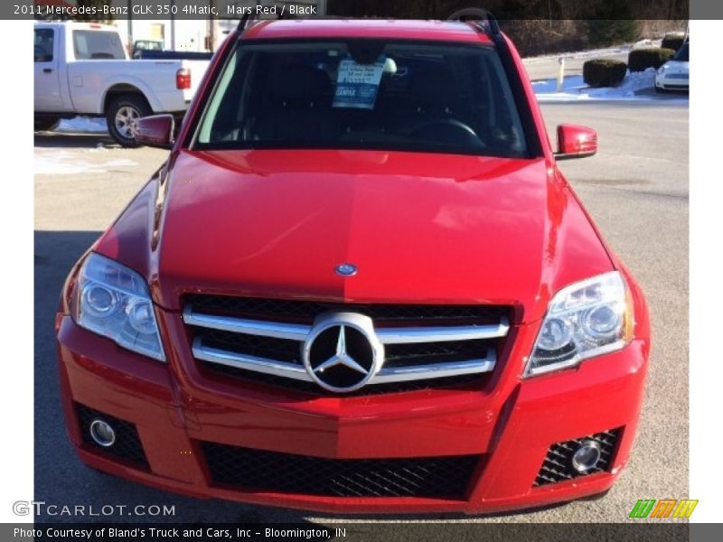 Mars Red / Black 2011 Mercedes-Benz GLK 350 4Matic