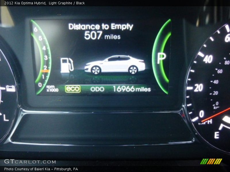 Light Graphite / Black 2012 Kia Optima Hybrid