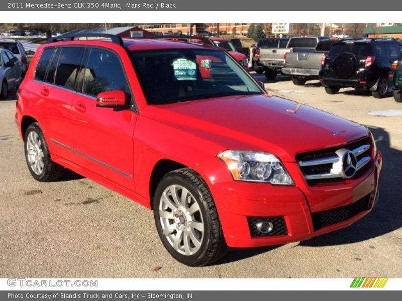 Mars Red / Black 2011 Mercedes-Benz GLK 350 4Matic