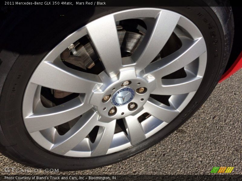 Mars Red / Black 2011 Mercedes-Benz GLK 350 4Matic