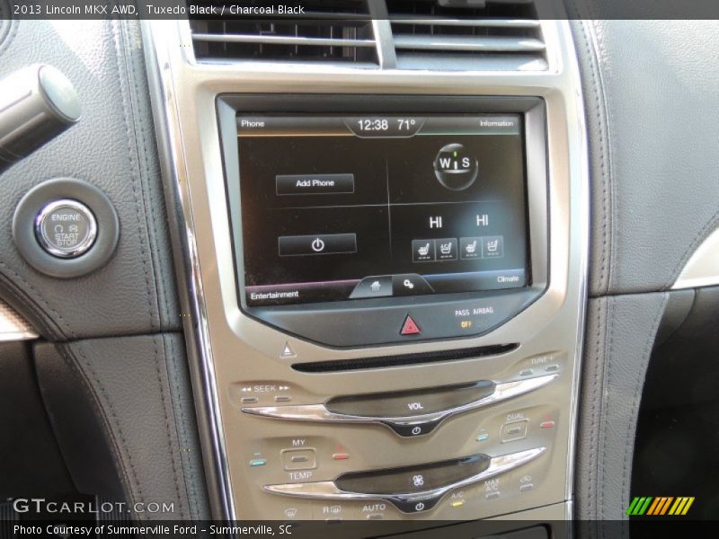 Tuxedo Black / Charcoal Black 2013 Lincoln MKX AWD