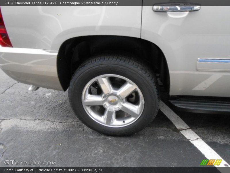 Champagne Silver Metallic / Ebony 2014 Chevrolet Tahoe LTZ 4x4