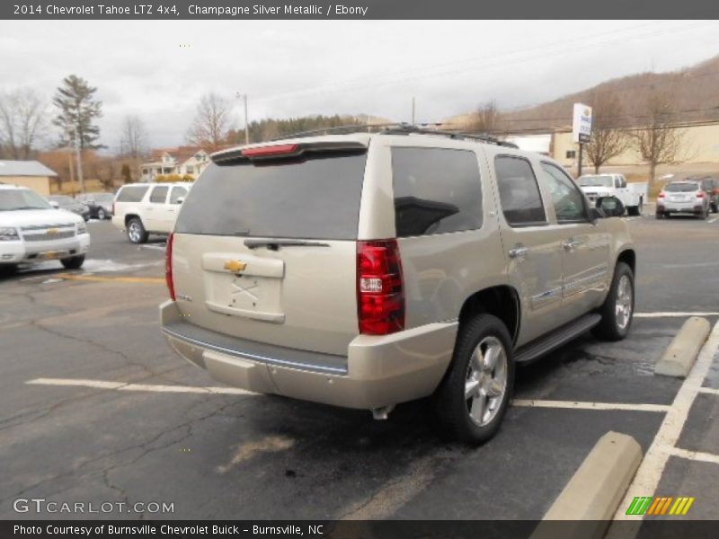Champagne Silver Metallic / Ebony 2014 Chevrolet Tahoe LTZ 4x4